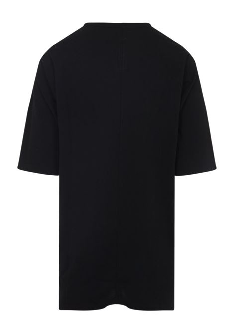 Black short-sleeve cotton t-shirt Rick owens - men RICK OWENS | RU02E1274JA09